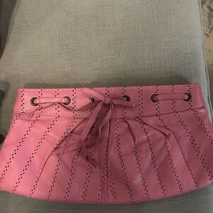 Lauren Merkin Pink Eyelet Skirt